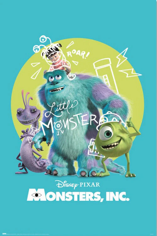 Monsters, inc. - Little Monster Poster, Plakat, 61 × 91.5 cm