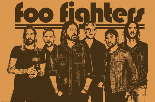 Foo Fighters - Group Poster, Plakat, 91.5 × 61 cm