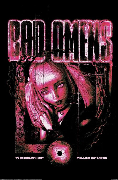 Bad Omens - Industrial Poster, Plakat, 61 × 91.5 cm
