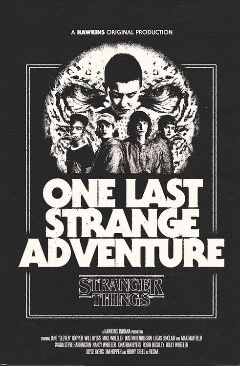 Stranger Things 5 - One Last Strange Adventure Poster, Plakat, 61 × 91.5 cm