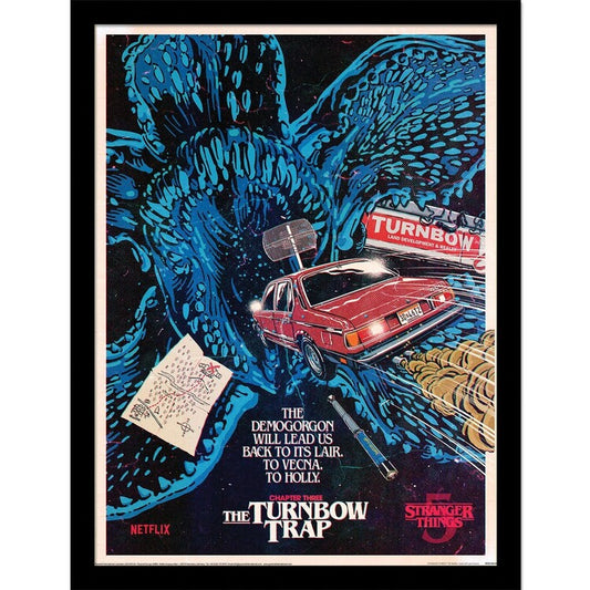 Stranger Things 5 - EP3 Turnbow Trap Gerahmte Poster, Bilder, 33 x 43 cm