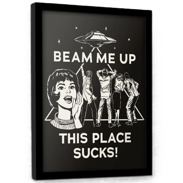 Stranger Things 5 - This Place Sucks Gerahmte Poster, Bilder, 33 x 43 cm