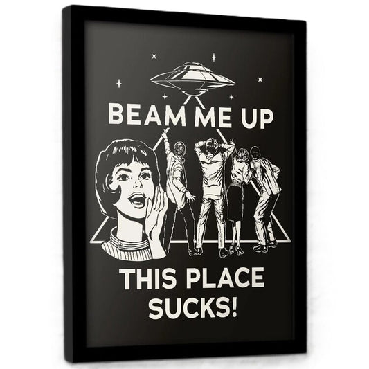 Stranger Things 5 - This Place Sucks Gerahmte Poster, Bilder, 33 x 43 cm