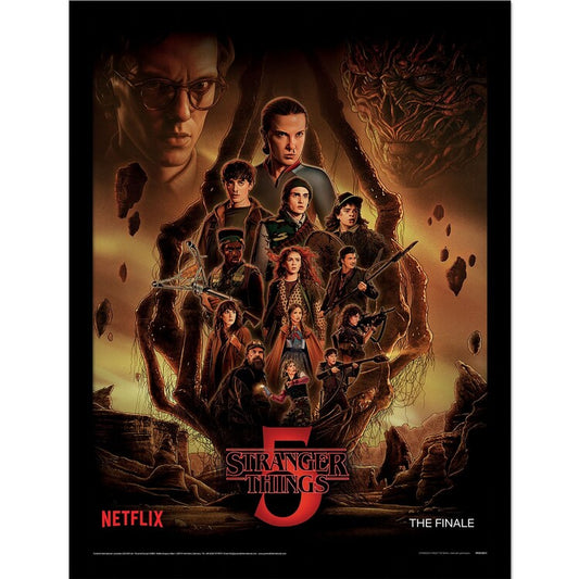 Stranger Things 5 - The Finale Gerahmte Poster, Bilder, 33 x 43 cm
