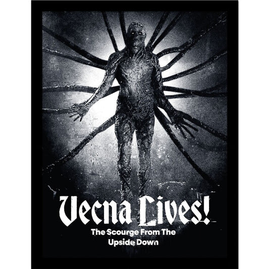 Stranger Things - Vecna Lives Gerahmte Poster, Bilder, 33 x 43 cm