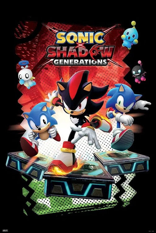 Sonic X Shadow: Generations Poster, Plakat, 61 × 91.5 cm