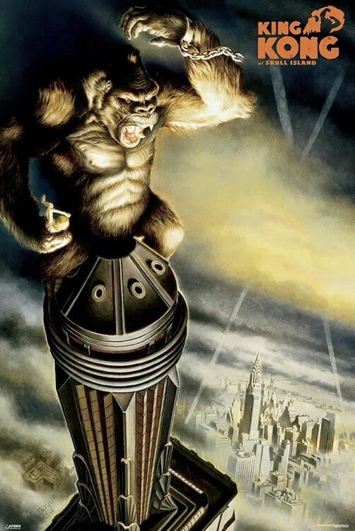 King Kong: Skull Island - On Top of Skyscraper Poster, Plakat, 61 × 91.5 cm