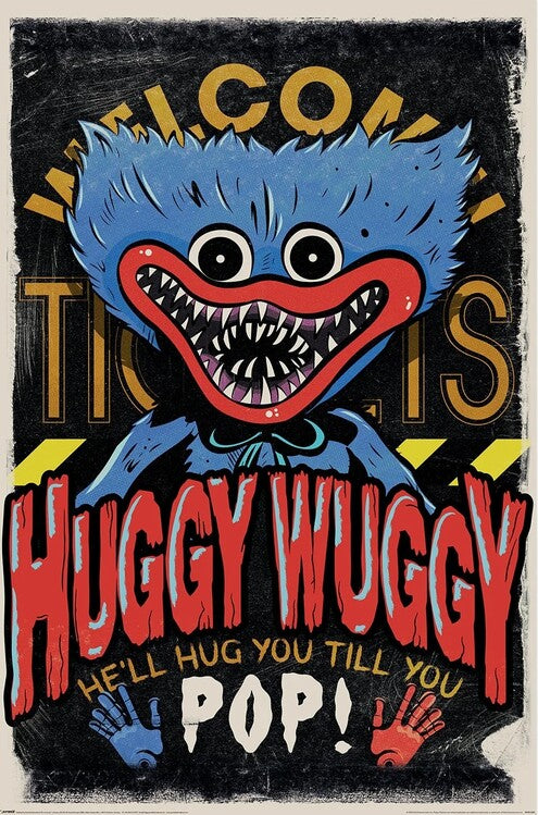 Poppy Playtime - Huggy Wuggy Poster, Plakat, 61 × 91.5 cm