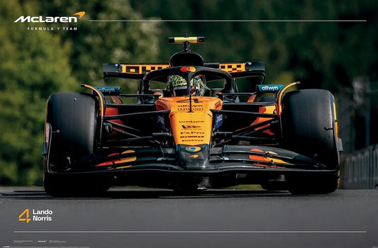 Formula 1 - Lando Norris Number 4 Poster, Plakat, 91.5 × 61 cm