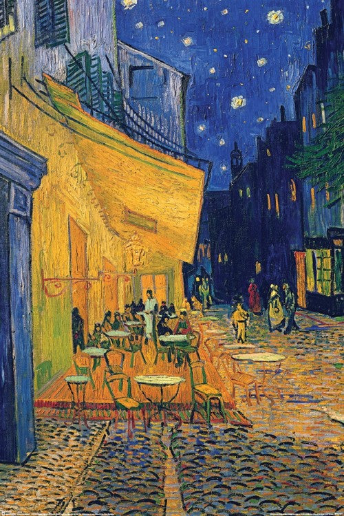 Caféterrasse am Abend, Vincent van Gogh Poster, Plakat, 61 × 91.5 cm