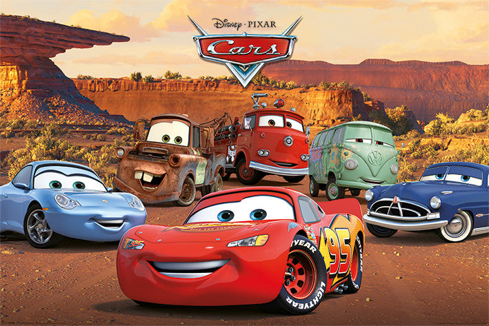 Cars - Characters Poster, Plakat, 91.5 × 61 cm
