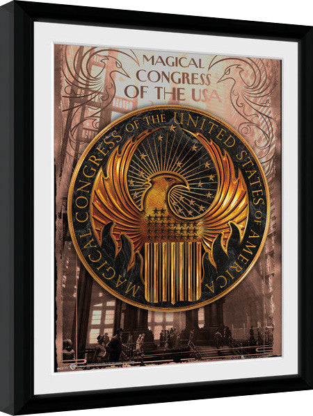 Phantastische Tierwesen und wo sie zu finden sind - Magical Congress Gerahmte Poster, Bilder, 34 × 44.2 cm