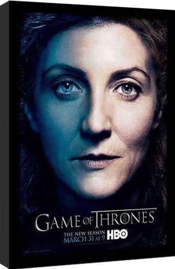 GAME OF THRONES 3 - catelyn Gerahmte Poster, Bilder, 34.3 × 44.5 cm