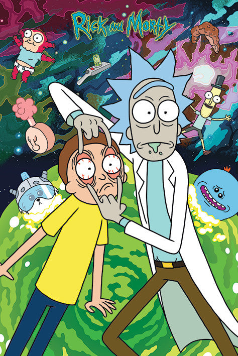 Rick and Morty - Watch Poster, Plakat, 61 × 91.5 cm