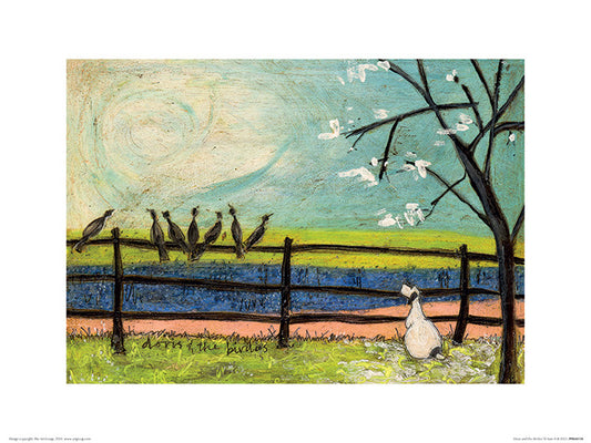 Kunstdruck Sam Toft - Doris and the Birdies, 40 × 30 cm