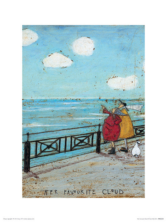 Kunstdruck Sam Toft - Her Favourite Cloud, 60 × 80 cm