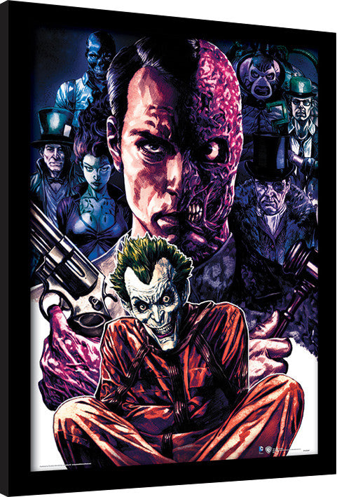 DC Comics - Criminally Insane Gerahmte Poster, Bilder, 34.3 × 44.5 cm