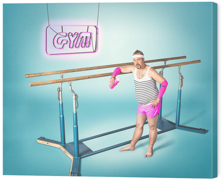 Leinwand Poster, Bilder Day at the Gym, Petri Damst, 70 × 55 cm