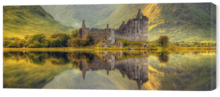 Leinwand Poster, Bilder Kilchurn, Wojciech	Kruczynski, 65 × 30 cm