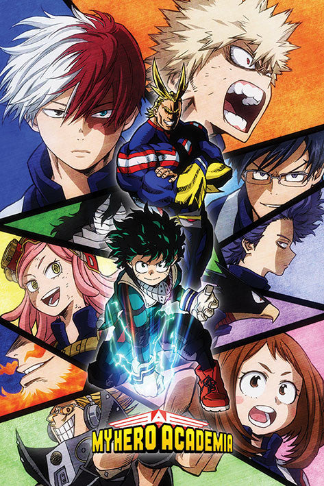 My Hero Academia - Characters Mosaic Poster, Plakat, 61 × 91.5 cm