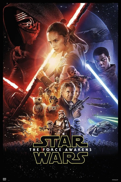 Star Wars VII - The Force Awakens Poster, Plakat, 61 × 91.5 cm
