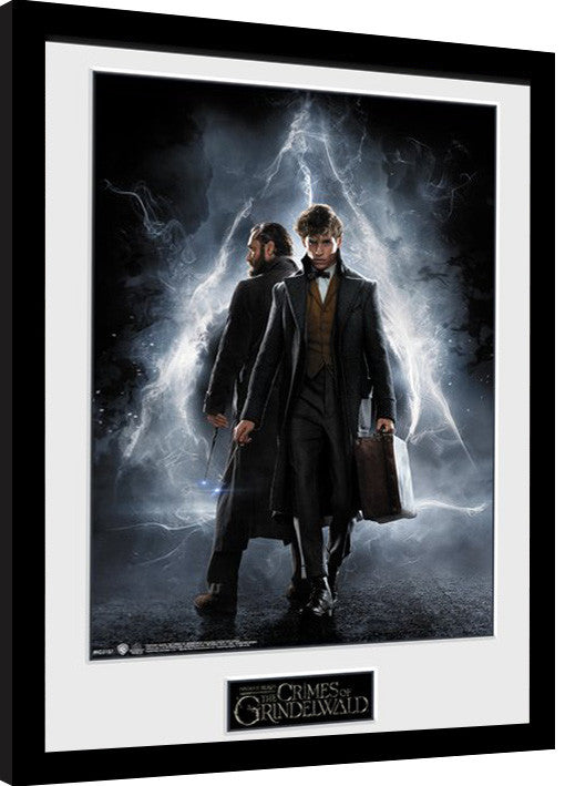 Phantastische Tierwesen: Grindelwalds Verbrechen - One Sheet Gerahmte Poster, Bilder, 34 × 44.2 cm