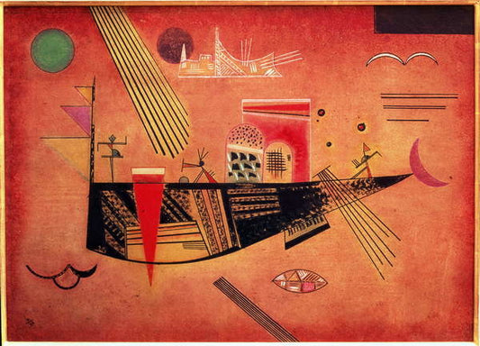 Leinwand Poster, Bilder Whimsical (1930), Wassily Kandinsky, 90 × 65 cm