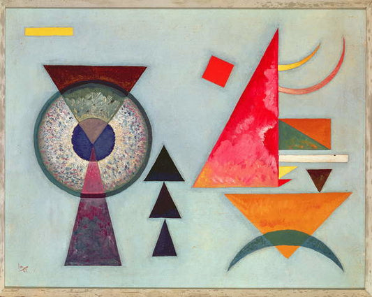 Leinwand Poster, Bilder Soft Hard (1927), Wassily Kandinsky, 90 × 70 cm