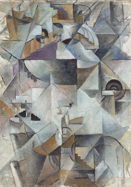 Leinwand Poster, Bilder Samovar, 1913, Kazimir Severinovich Malevich, 70 × 100 cm