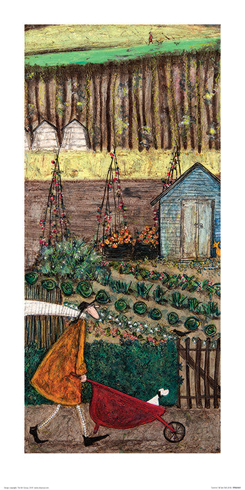 Kunstdruck Sam Toft - Summer, 50 × 100 cm
