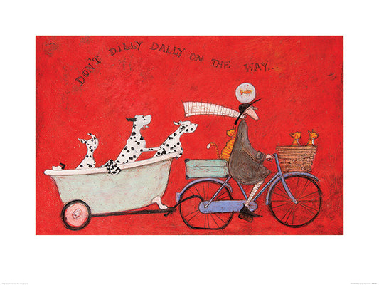 Kunstdruck Sam Toft - Don't Dilly Dally on the Way, 80 × 60 cm