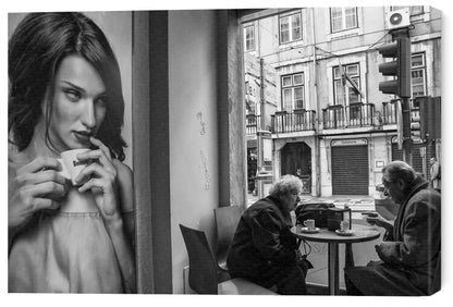 Leinwand Poster, Bilder Coffee´s conversations, Luis	Sarmento, 60 × 40 cm