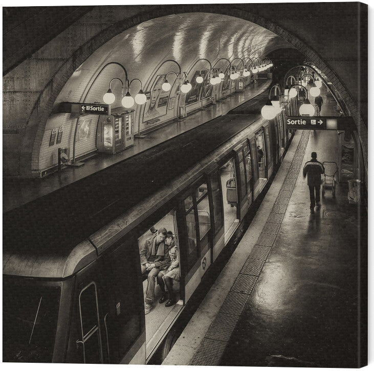 Leinwand Poster, Bilder The last metro, Thomas	Siegel, 60 × 60 cm