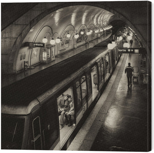 Leinwand Poster, Bilder The last metro, Thomas	Siegel, 60 × 60 cm