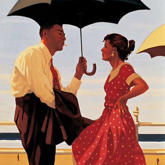 Kunstdruck Jack Vettriano - Bad Boy, Good Girl, 40 × 40 cm
