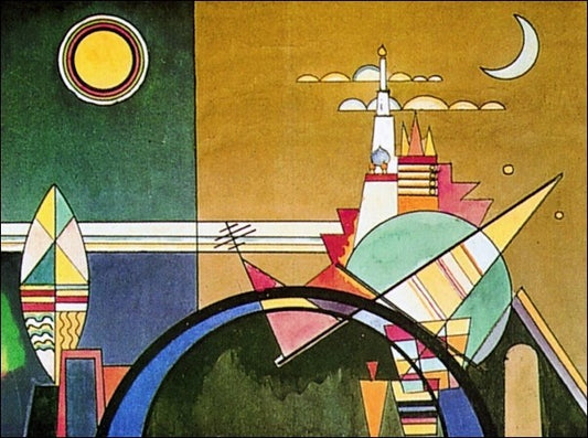Kunstdruck Kandinsky - La Grande Torre Di Kiev, Wassily Kandinsky, 30 × 24 cm