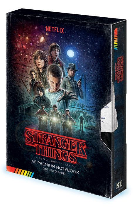 Notizbuch Stranger Things - VHS, A5