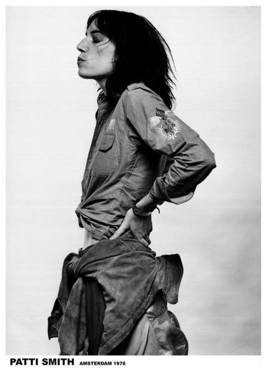Patti Smith - Amsterdam ’76 Poster, Plakat, 59.4 × 84.1 cm