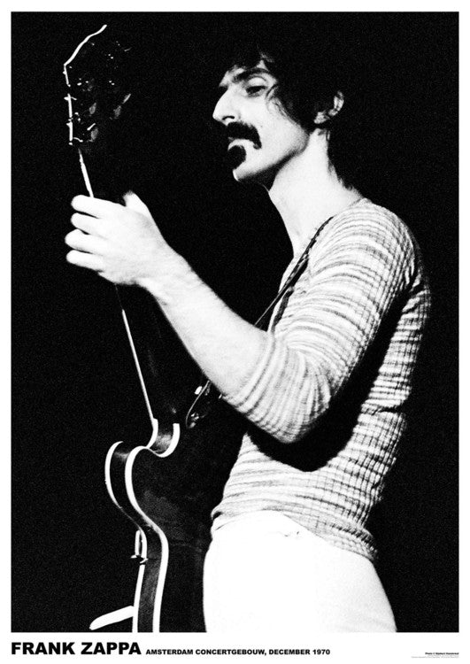 Frank Zappa - Amsterdam ’70 Poster, Plakat, 59.4 × 84.1 cm