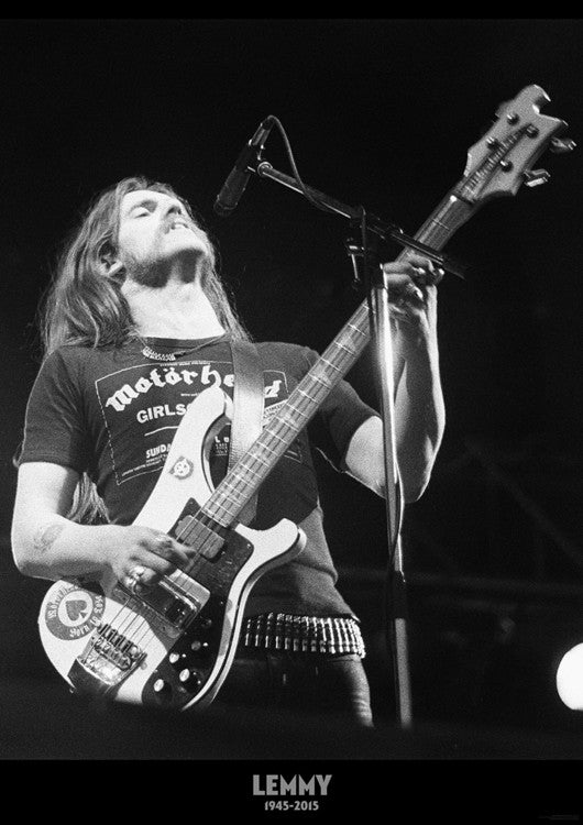Lemmy - 1945 - 2015 Poster, Plakat, 59.4 × 84.1 cm