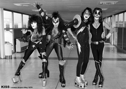 Kiss- London Airport, May 1975 Poster, Plakat, 84.1 × 59.4 cm