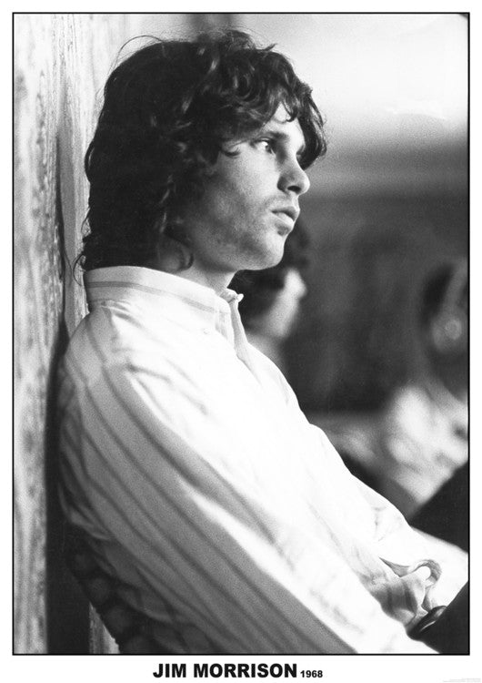 Jim Morrison - The Doors 1968 Poster, Plakat, 59.4 × 84.1 cm