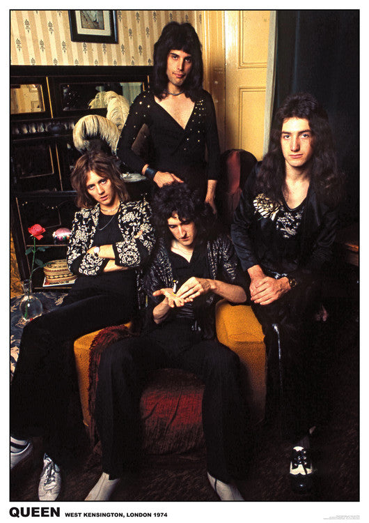 Queen - London 1974 Poster, Plakat, 59.4 × 84.1 cm