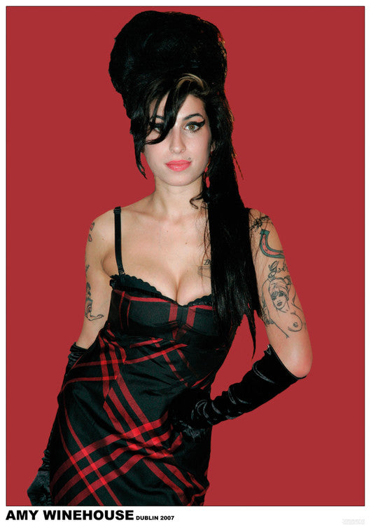 Amy Winehouse - Dublin 2007 Poster, Plakat, 59.4 × 84.1 cm