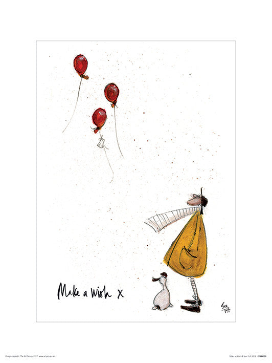 Kunstdruck Sam Toft - Make a Wish, 30 × 40 cm