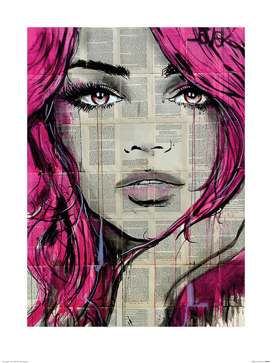 Kunstdruck Loui Jover - Faythe, 60 × 80 cm