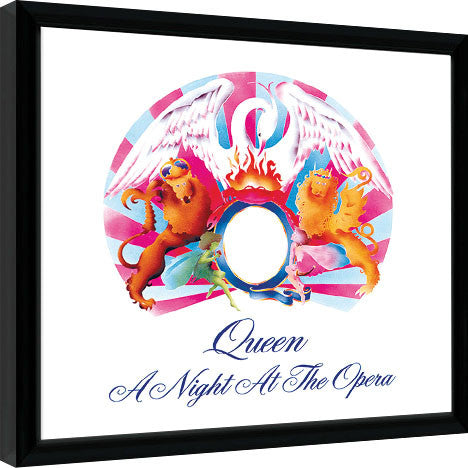 Queen - A Night At The Opera Gerahmte Poster, Bilder, 31.5 × 31.5 cm