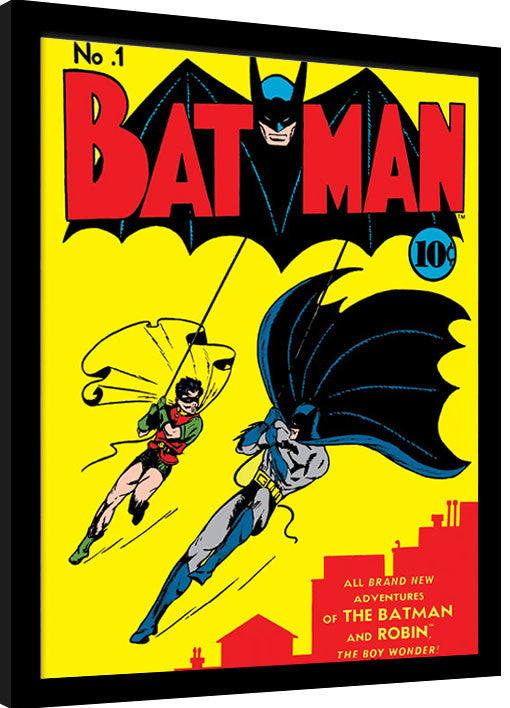 Batman - No.1 Gerahmte Poster, Bilder, 34.3 × 44.5 cm