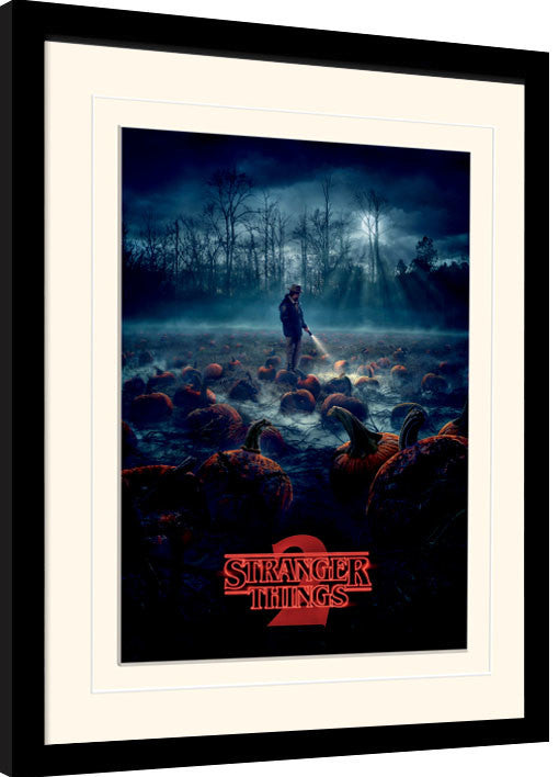 Stranger Things - Pumpkin Patch Gerahmte Poster, Bilder, 34.3 × 44.5 cm