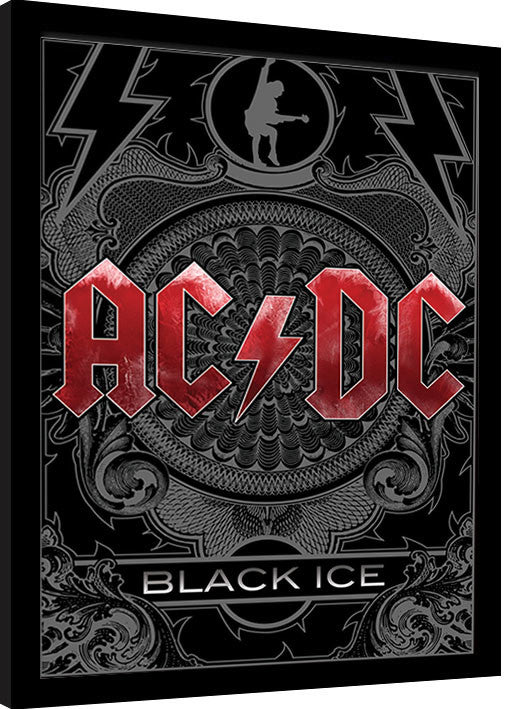 AC/DC - Black Ice Gerahmte Poster, Bilder, 34.3 × 44.5 cm